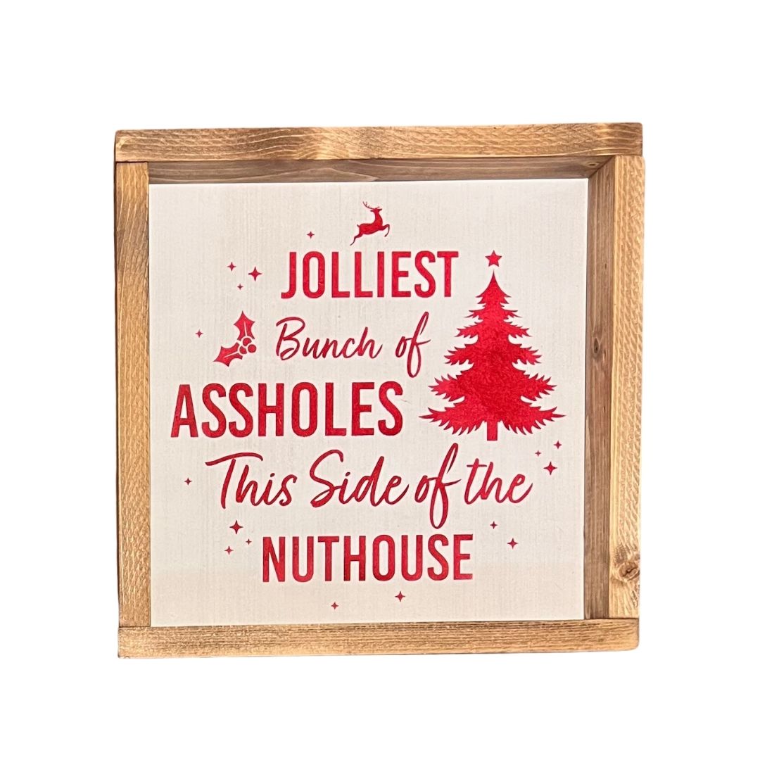 Hilarious Festive Wall Sign - Perfect Christmas Decor & Gift Idea