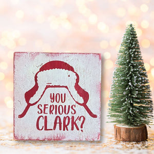 You Serious Clark Tiered Tray Christmas Decor