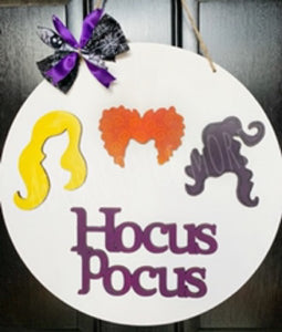 A Bunch Of Hocus Pocus Halloween Door Hanger
