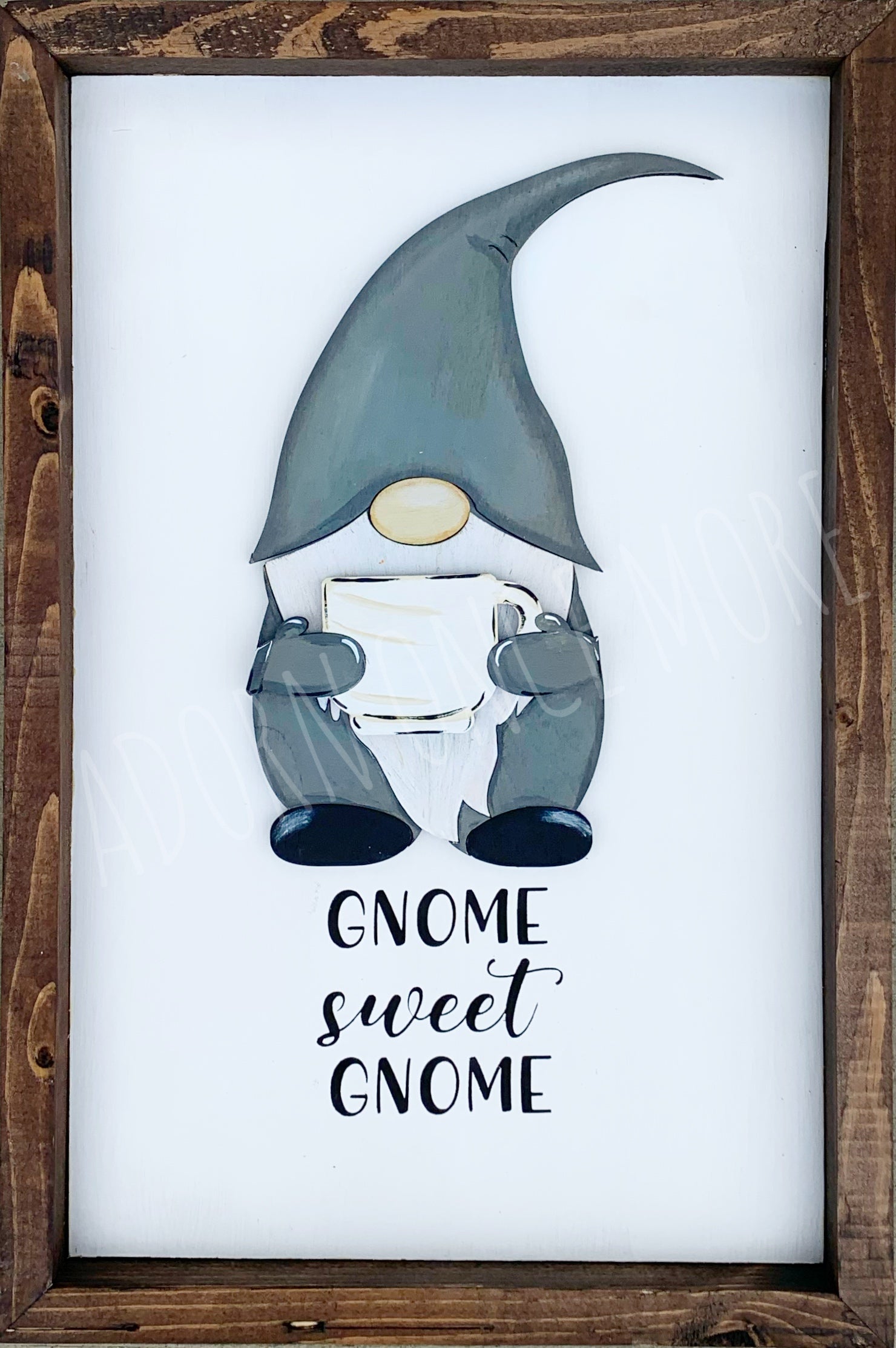 Interchangeable Gnome Sweet Gnome Sign