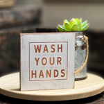 Load image into Gallery viewer, Bathroom decor - wash your hands
