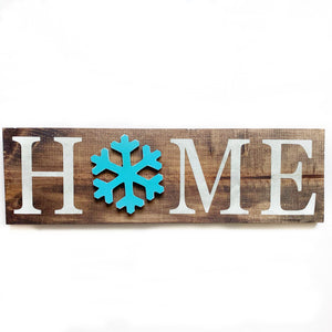Interchangeable HOME sign