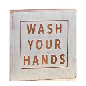 Bathroom decor - wash your hands